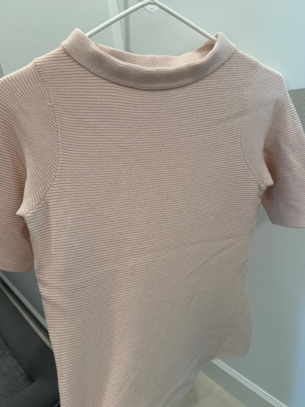 The Limited Blush Pink Textured Knit Top – Size Small